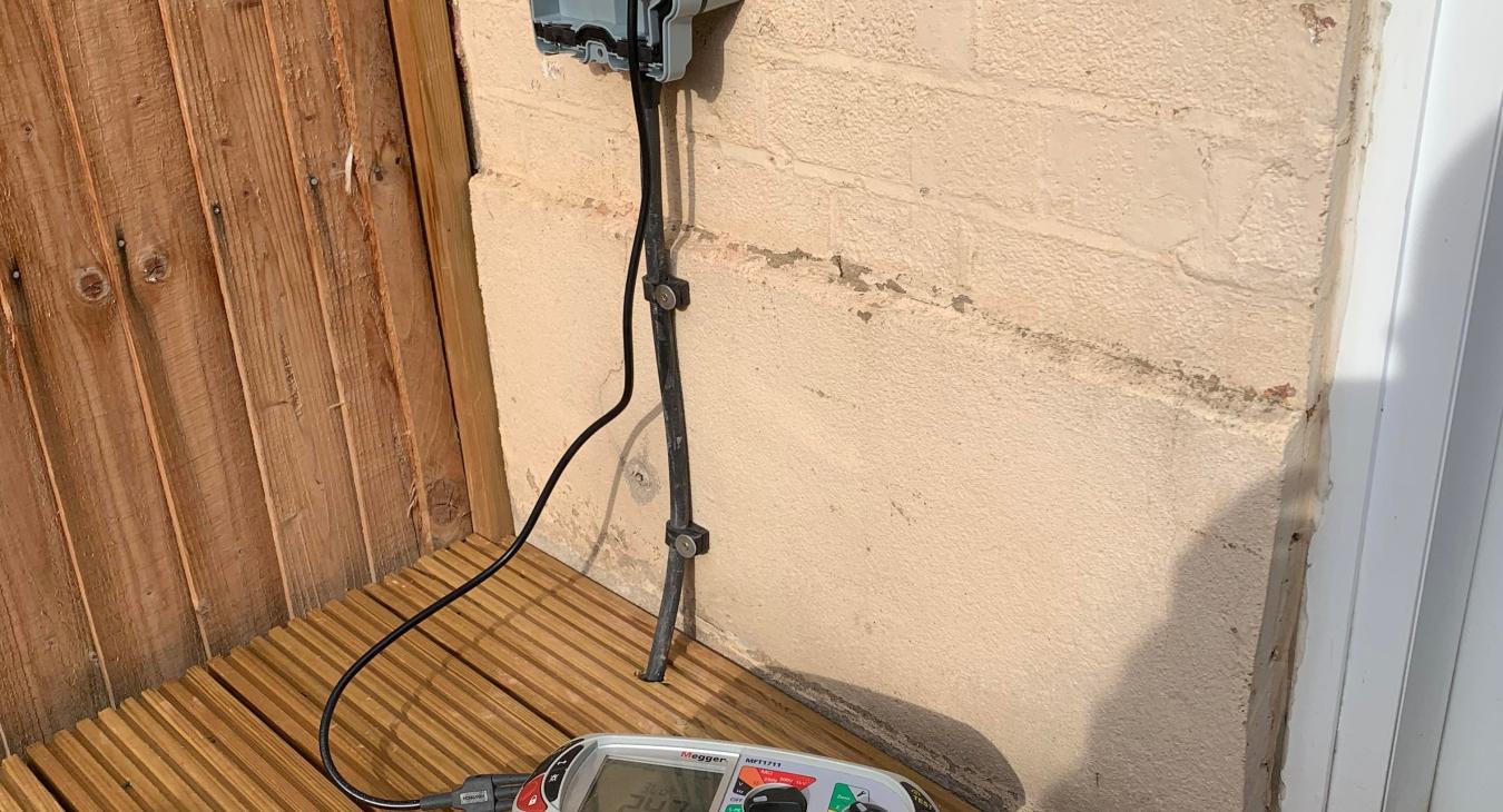 Outdoor socket installation in Cheshunt