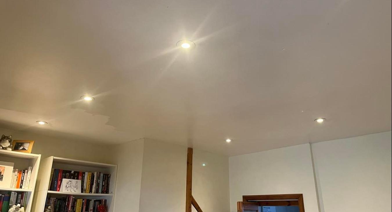 Indoor downlight installation fitted by JJB Electrical in Goffs Oak